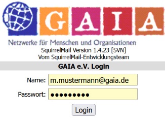 Login Intraweb.gaia.de