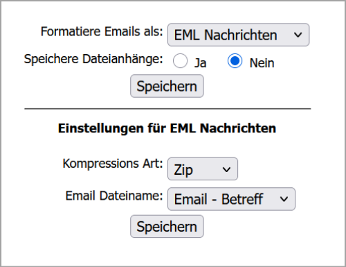 Webmail Archivierung